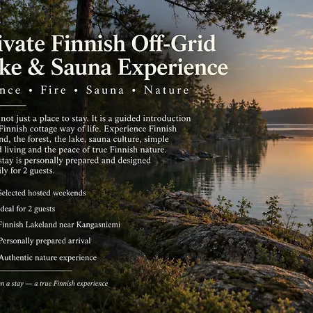 Private Finnish Off-grid & Sauna Experience Chalet Mikkeli