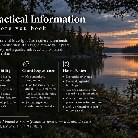 Private Finnish Off-grid & Sauna Experience